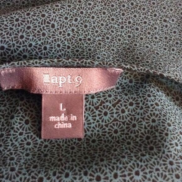 Apt. 9 Cap Sleeve Career Casual Sheer Overlay Top Y2K Style - Picture 8 of 8